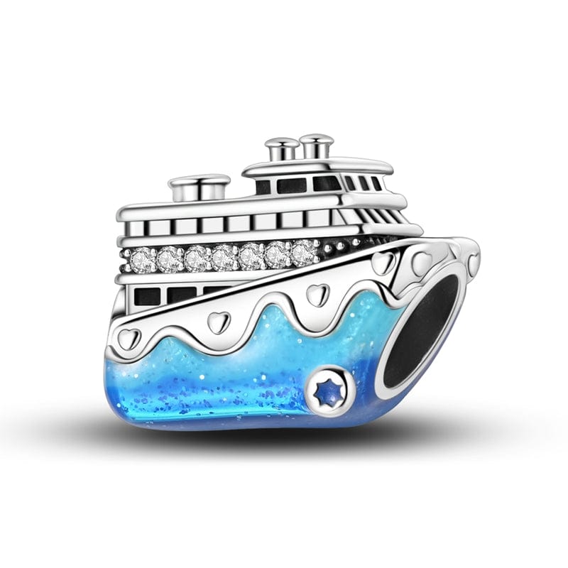 Amarante Jewelry Blue Cruise Ship Charm