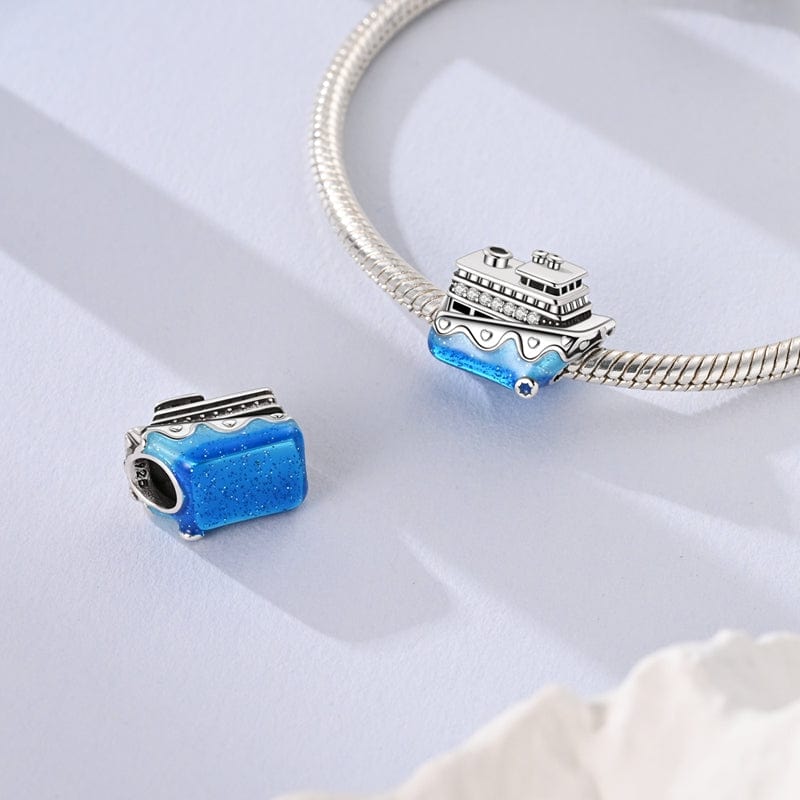 Amarante Jewelry Blue Cruise Ship Charm