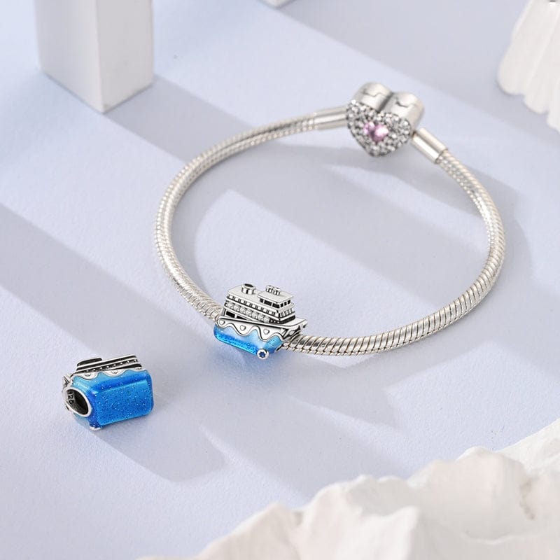 Amarante Jewelry Blue Cruise Ship Charm