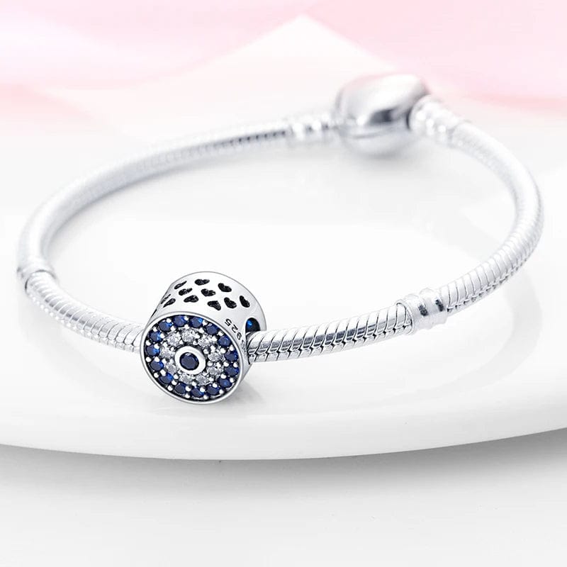 Amarante Jewelry Blue Crystal Evil Eye Charm