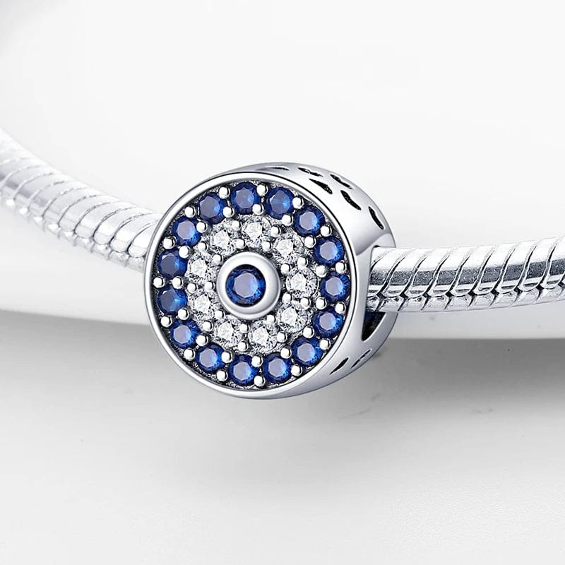 Amarante Jewelry Blue Crystal Evil Eye Charm