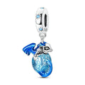 Amarante Jewelry Blue Dragon & Globe Dangle Charm