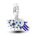 Amarante JewelryBlue Eye and Hand of Fatima Charm