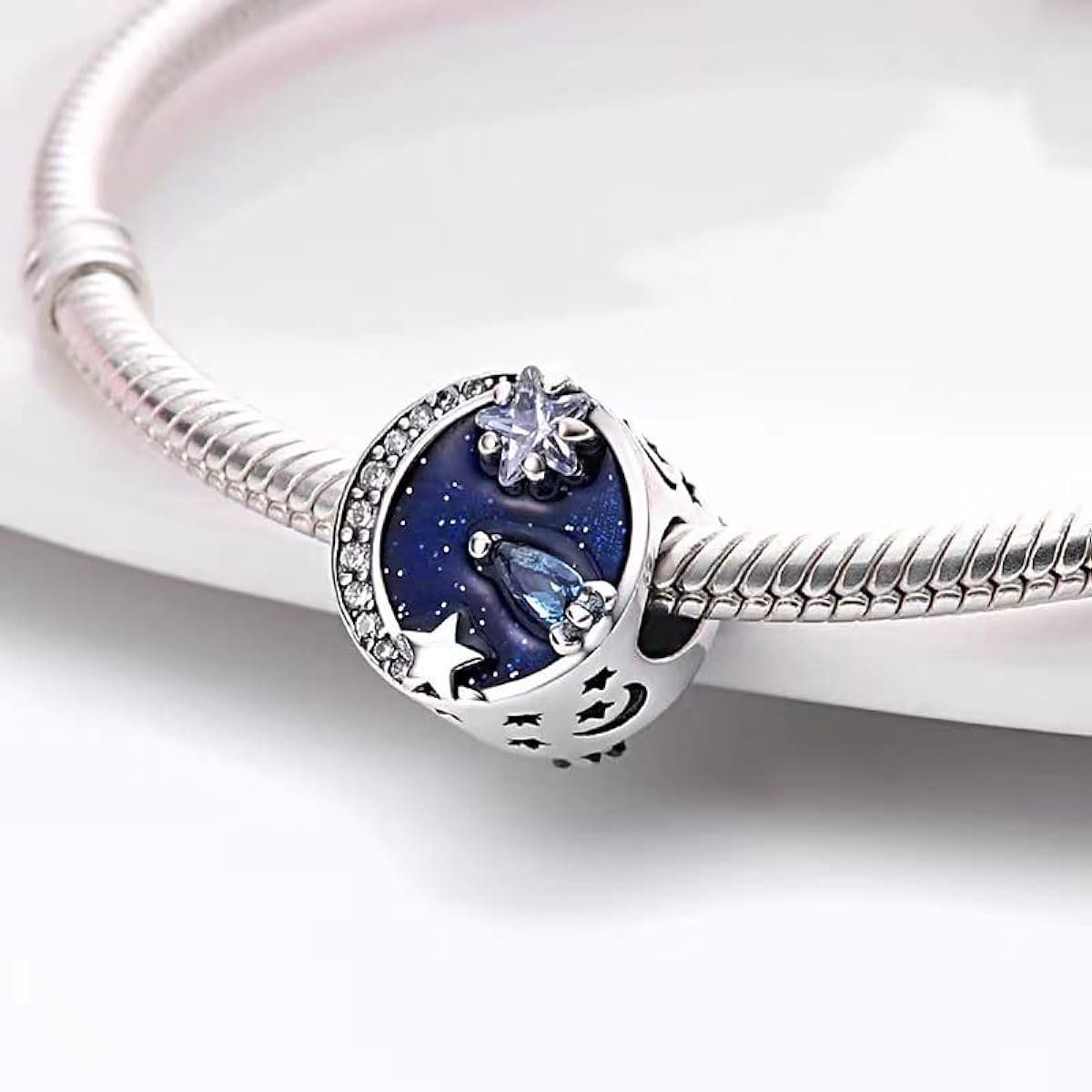 Amarante Jewelry Blue Galaxy Charm