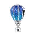 Amarante Jewelry Blue Glitter Hot Air Balloon Charm