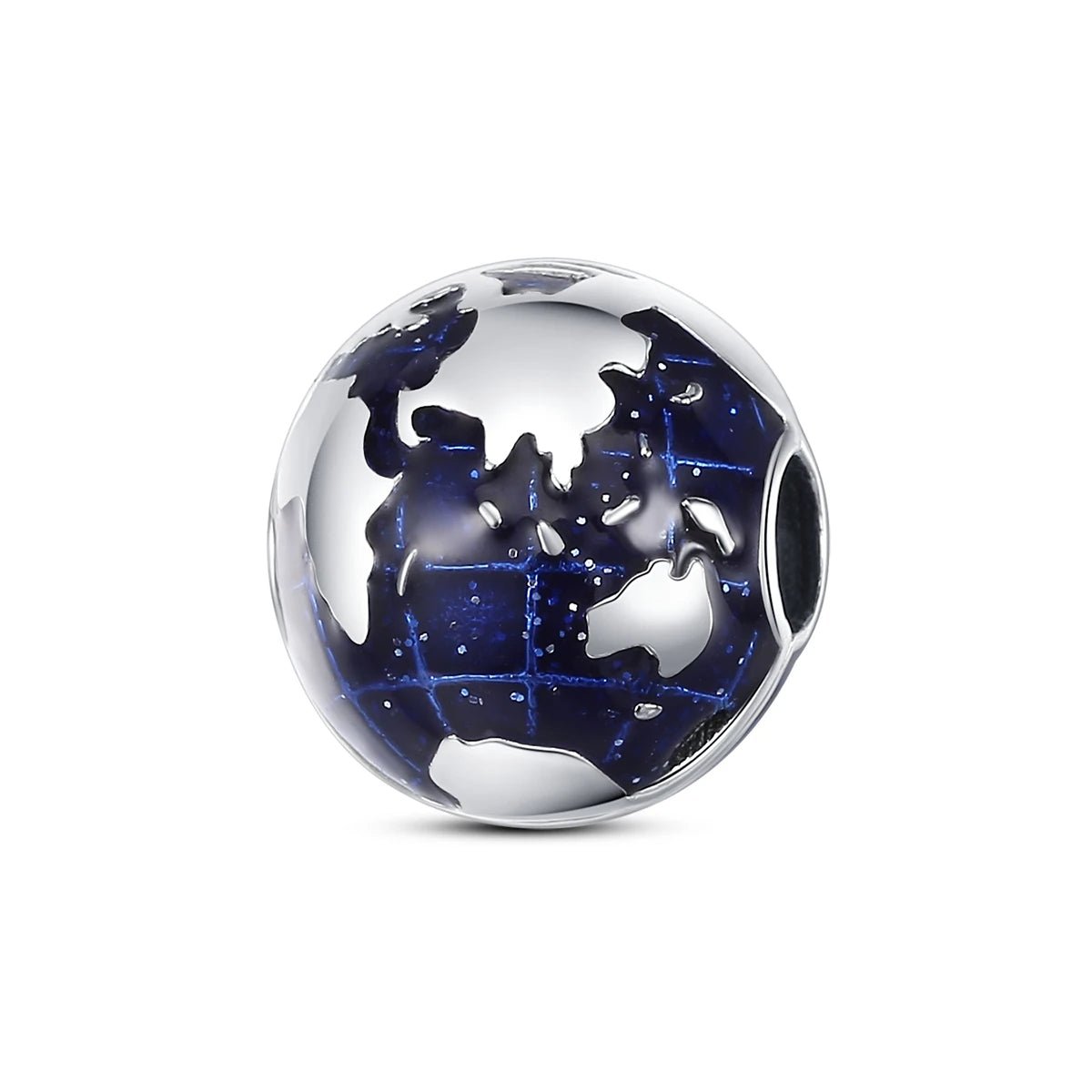 Amarante Jewelry Blue Globe Clip Charm