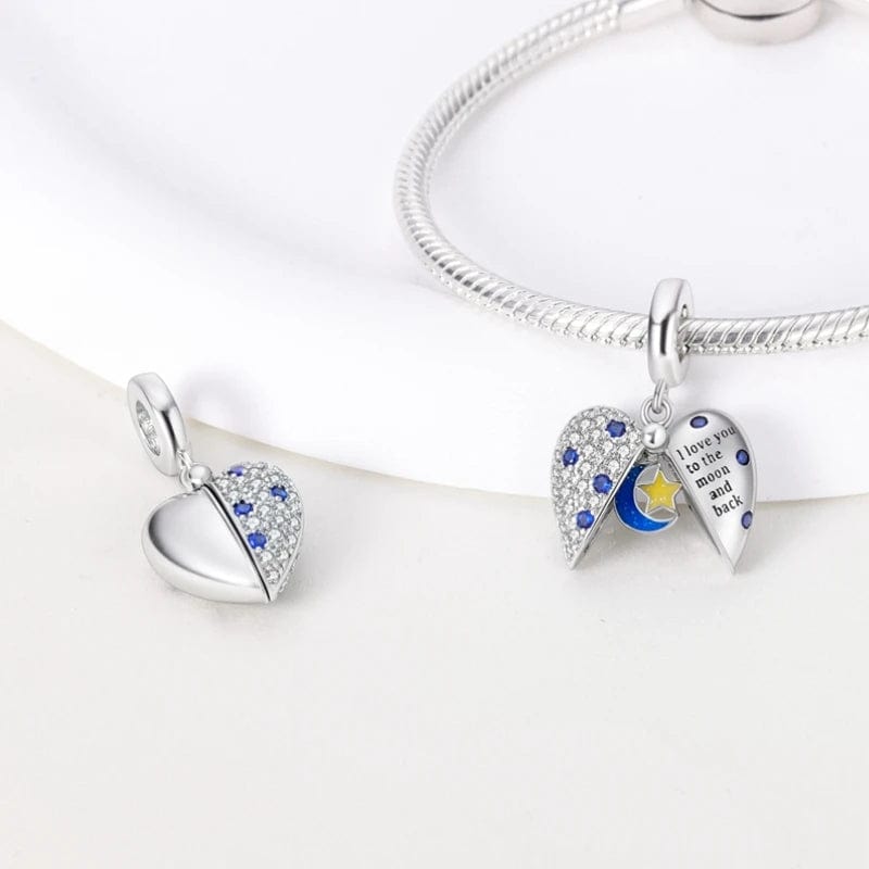 Amarante Jewelry Blue Moon Love Lock Charm