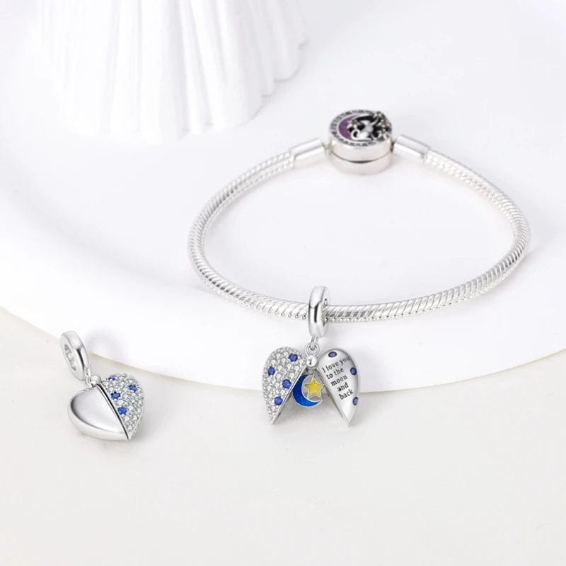 Amarante Jewelry Blue Moon Love Lock Charm