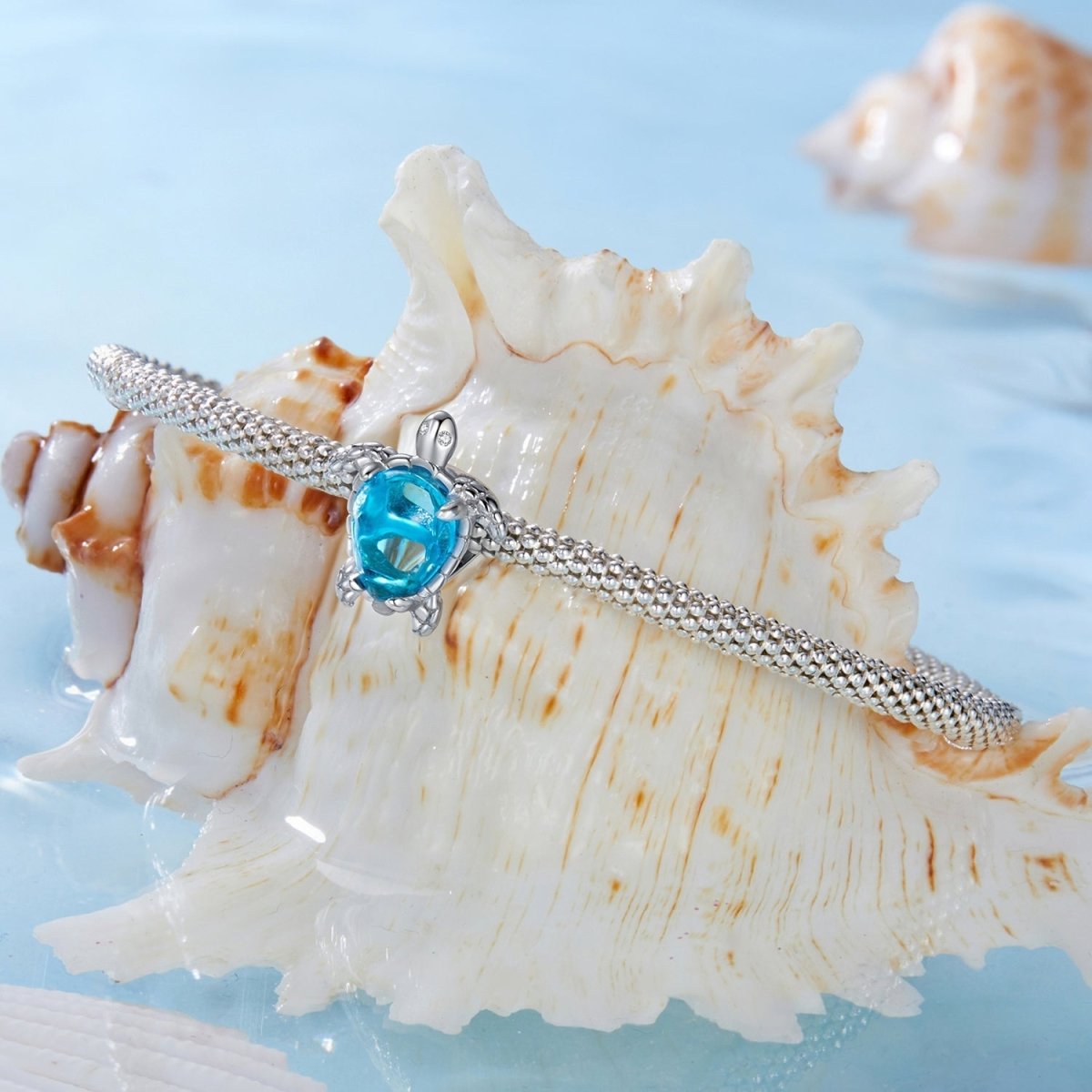 Amarante Jewelry Blue Ocean Turtle Charm