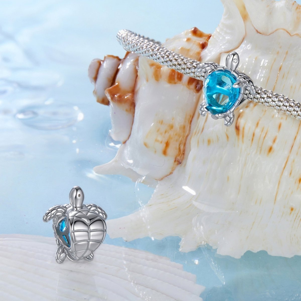 Amarante Jewelry Blue Ocean Turtle Charm