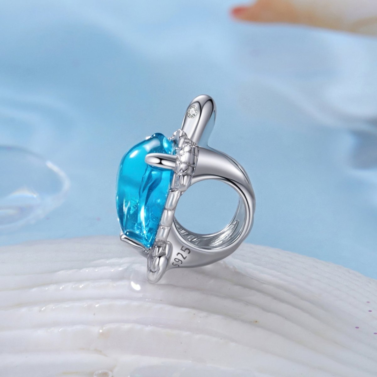 Amarante Jewelry Blue Ocean Turtle Charm