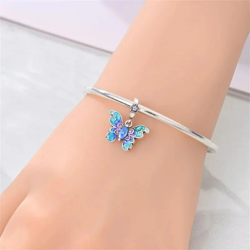 Amarante Jewelry Blue & Purple Butterfly Grace Dangle Charm