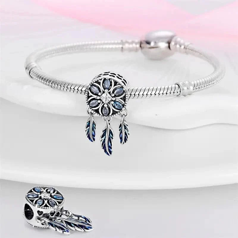 Amarante Jewelry Blue Stone Dreamcatcher Charm