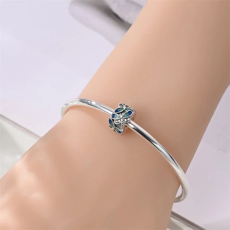 Amarante Jewelry Blue & Turquoise Dragonfly Clip Charm