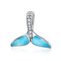 Amarante Jewelry Blue Whale Tail Ocean Charm