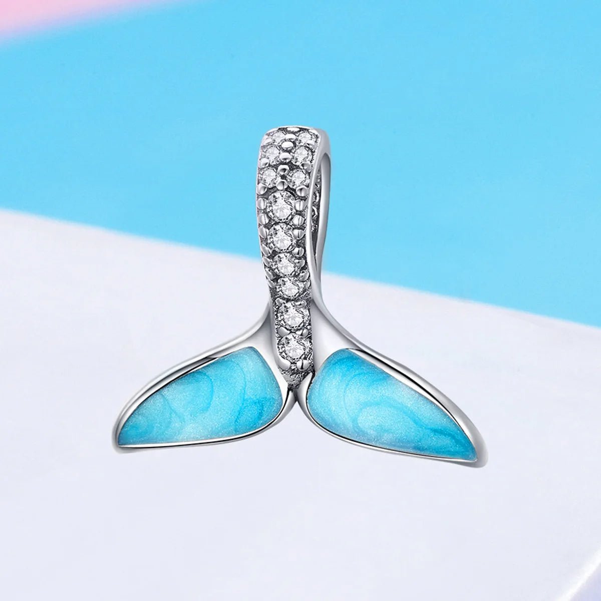Amarante Jewelry Blue Whale Tail Ocean Charm
