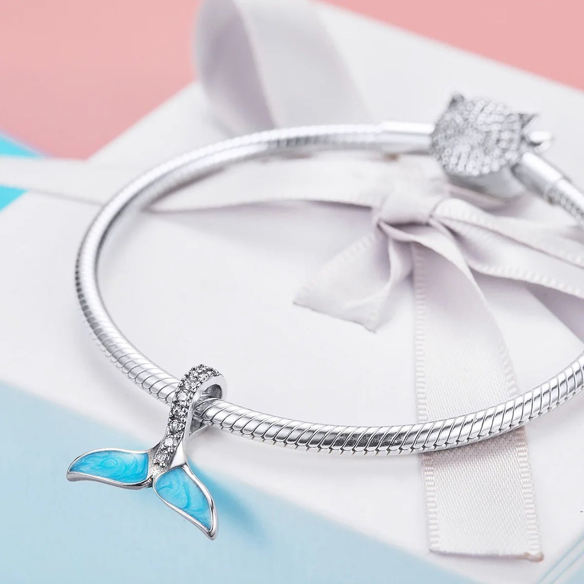 Amarante Jewelry Blue Whale Tail Ocean Charm