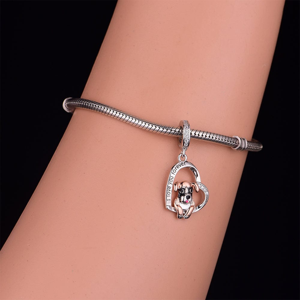 Amarante Jewelry Boxer Dog Charm