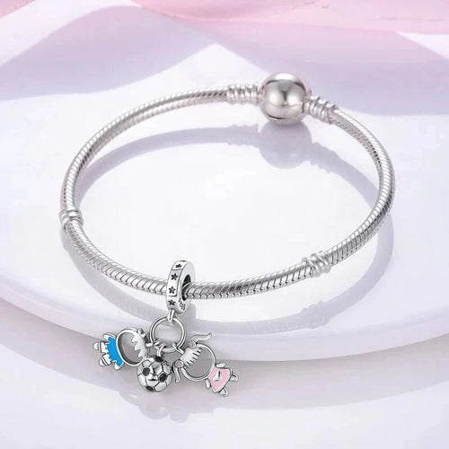 Amarante JewelryBoy & Girl Football Charm