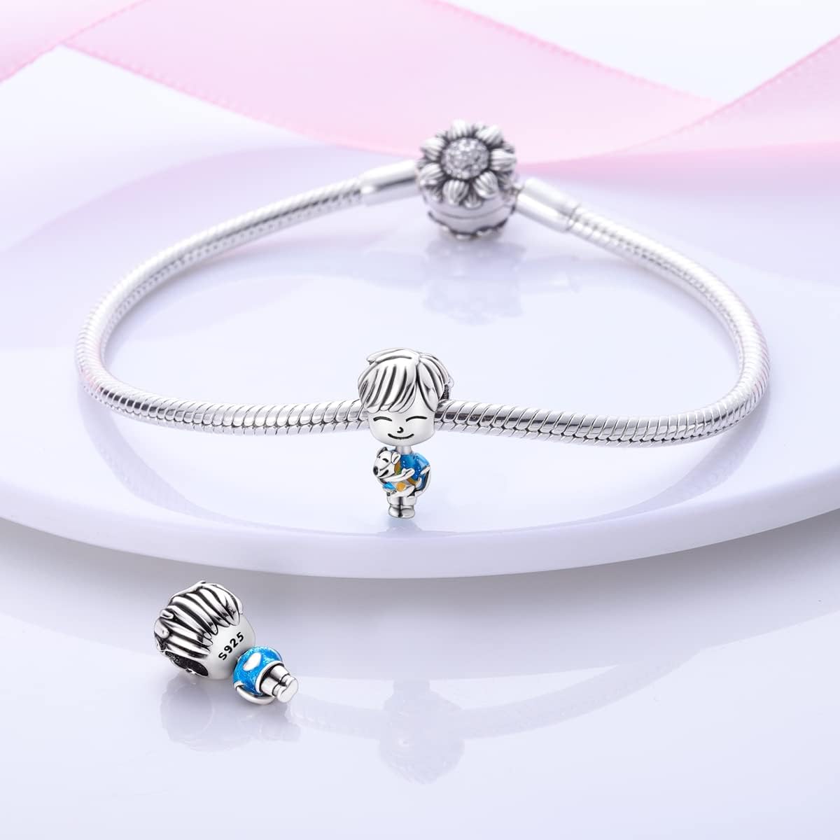 Amarante Jewelry Boy with Dog Charm