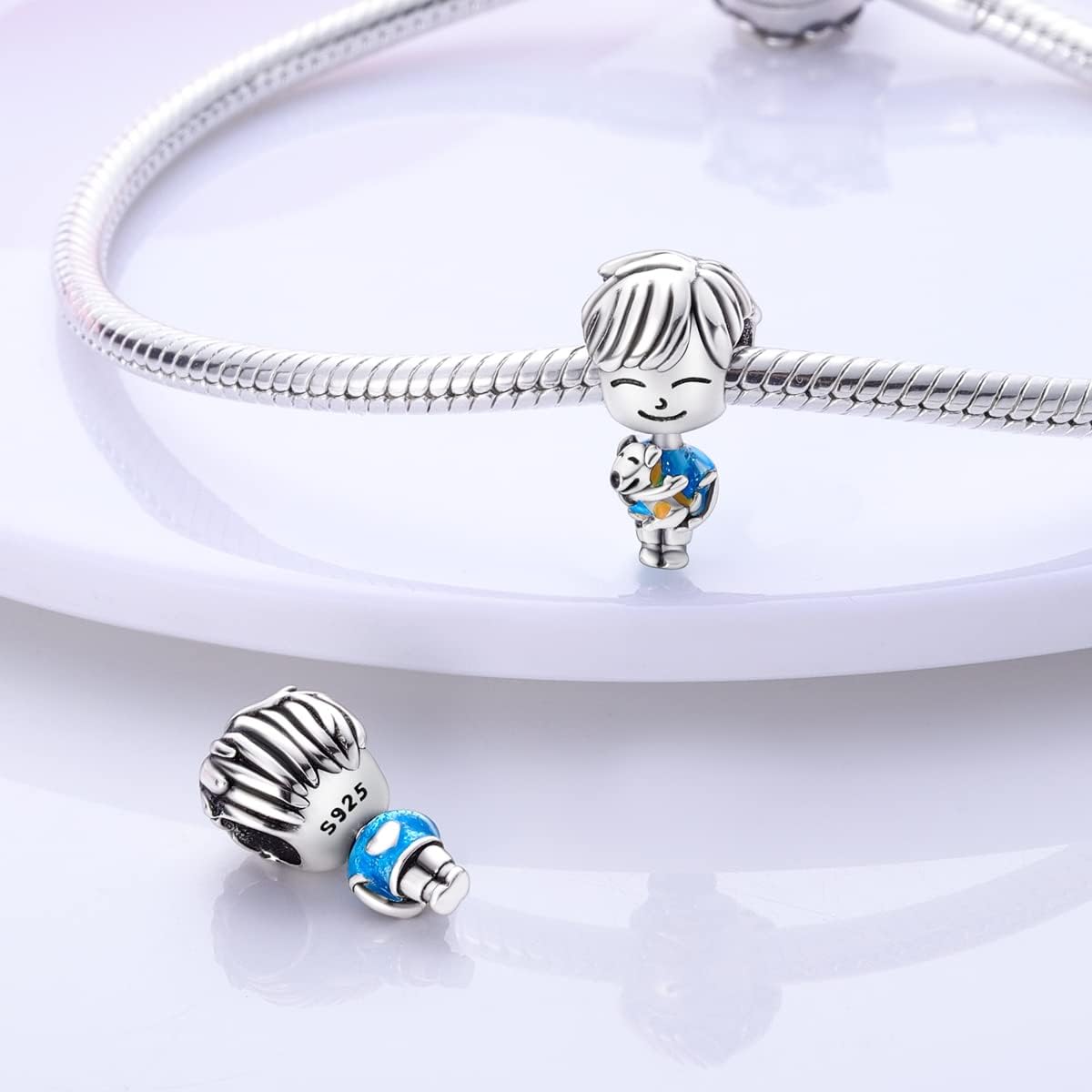 Amarante Jewelry Boy with Dog Charm