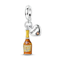 Amarante Jewelry Brandy Bottle & Heart “Brandy Lover” Dangle Charm