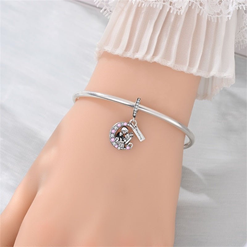 Amarante Jewelry Bride & Groom Wedding Dangle Charm