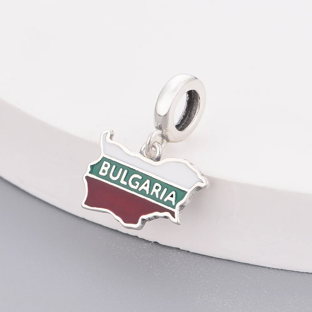 Amarante Jewelry Bulgaria Map Dangle Charm