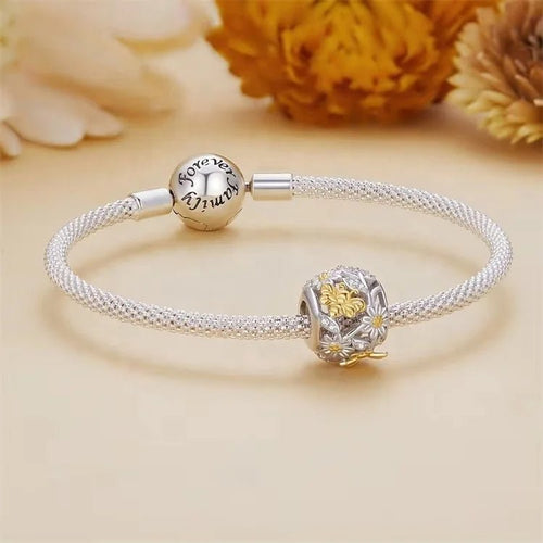 Amarante Jewelry Butterfly & Floral Garden Charm