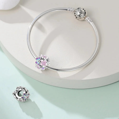 Amarante Jewelry Butterfly & Flower Garden Charm
