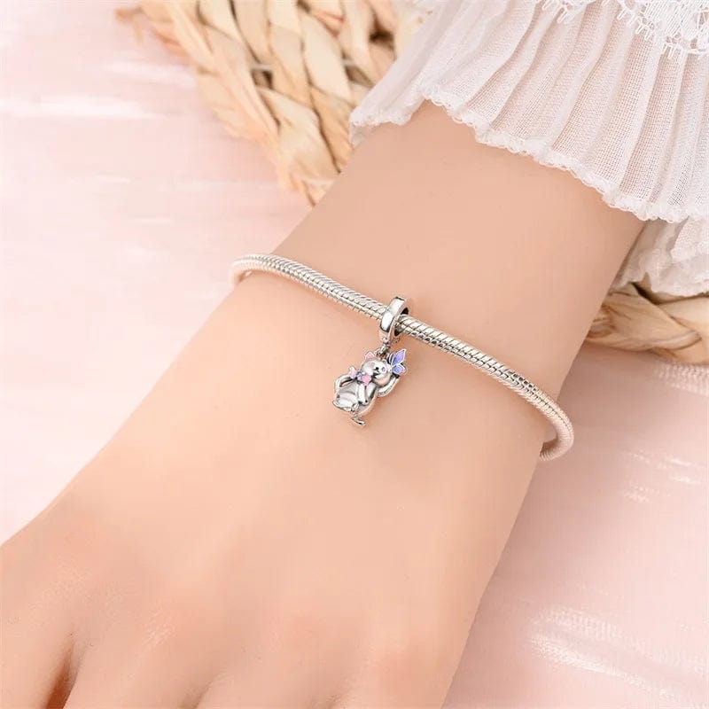 Amarante Jewelry Butterfly Kitten Dangle Charm