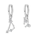Amarante Jewelry Capricorn Constellation Zodiac Hoop Earrings