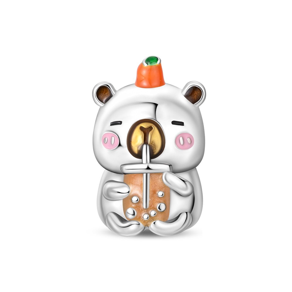 Amarante Jewelry Capybara with Bubble Tea Charm