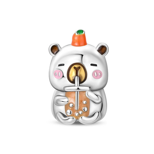 Amarante Jewelry Capybara with Bubble Tea Charm