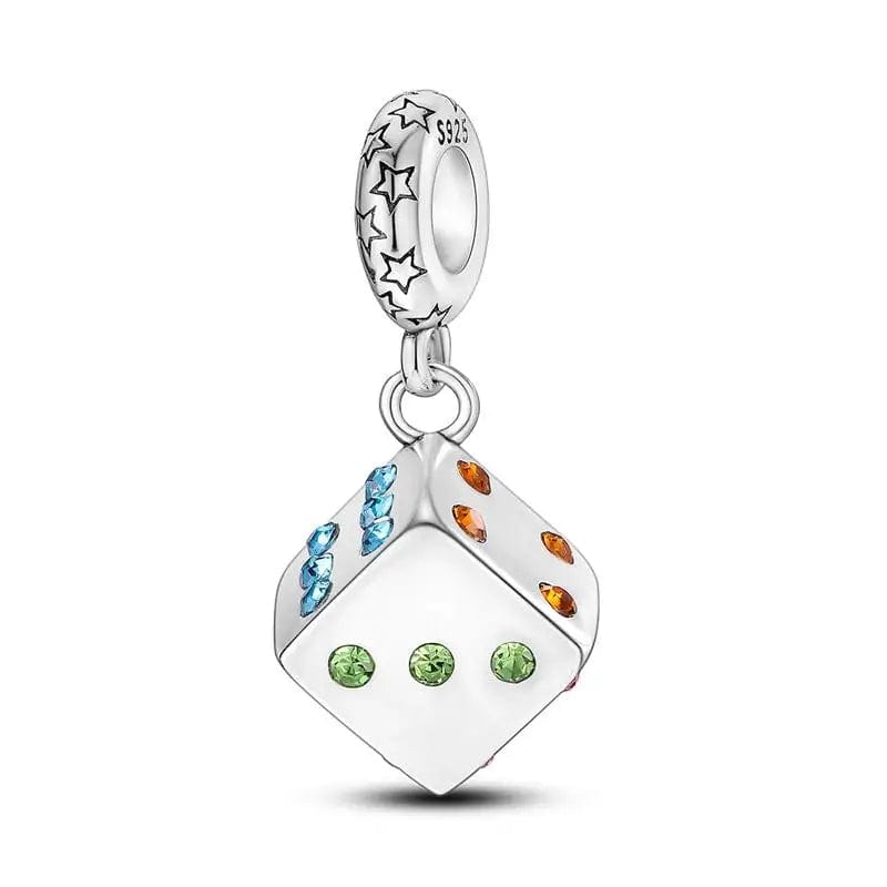 Amarante Jewelry Casino Lucky Dice Dangle Charm