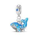 Amarante Jewelry Celestial Blue Whale Dangle Charm