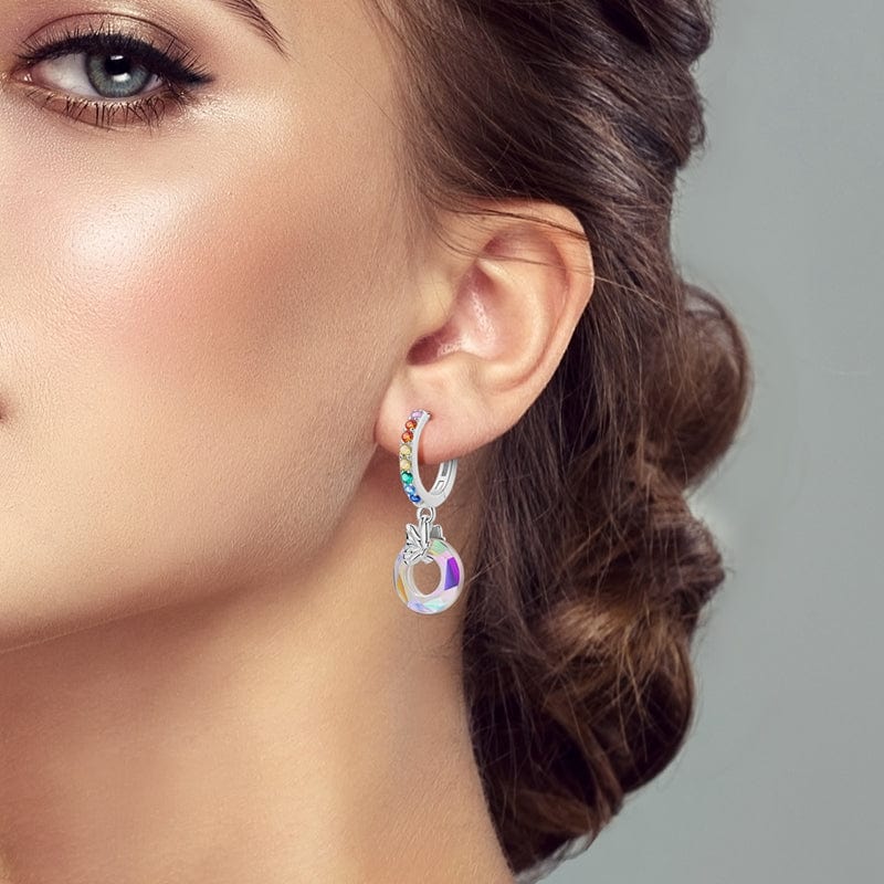 Amarante Jewelry Celestial Cat & Crescent Moon Earrings