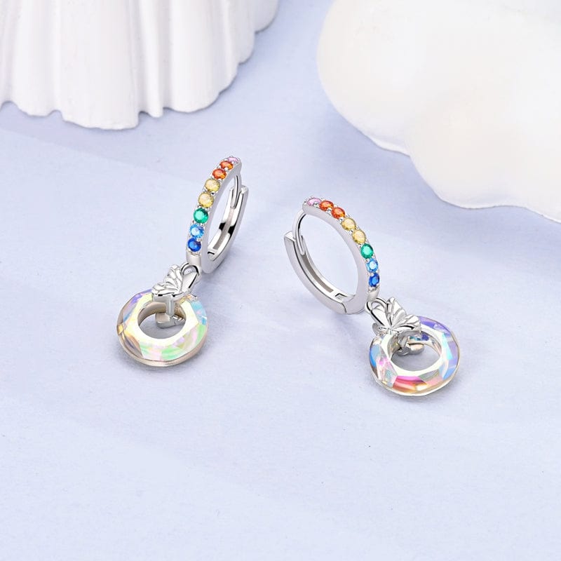 Amarante Jewelry Celestial Cat & Crescent Moon Earrings