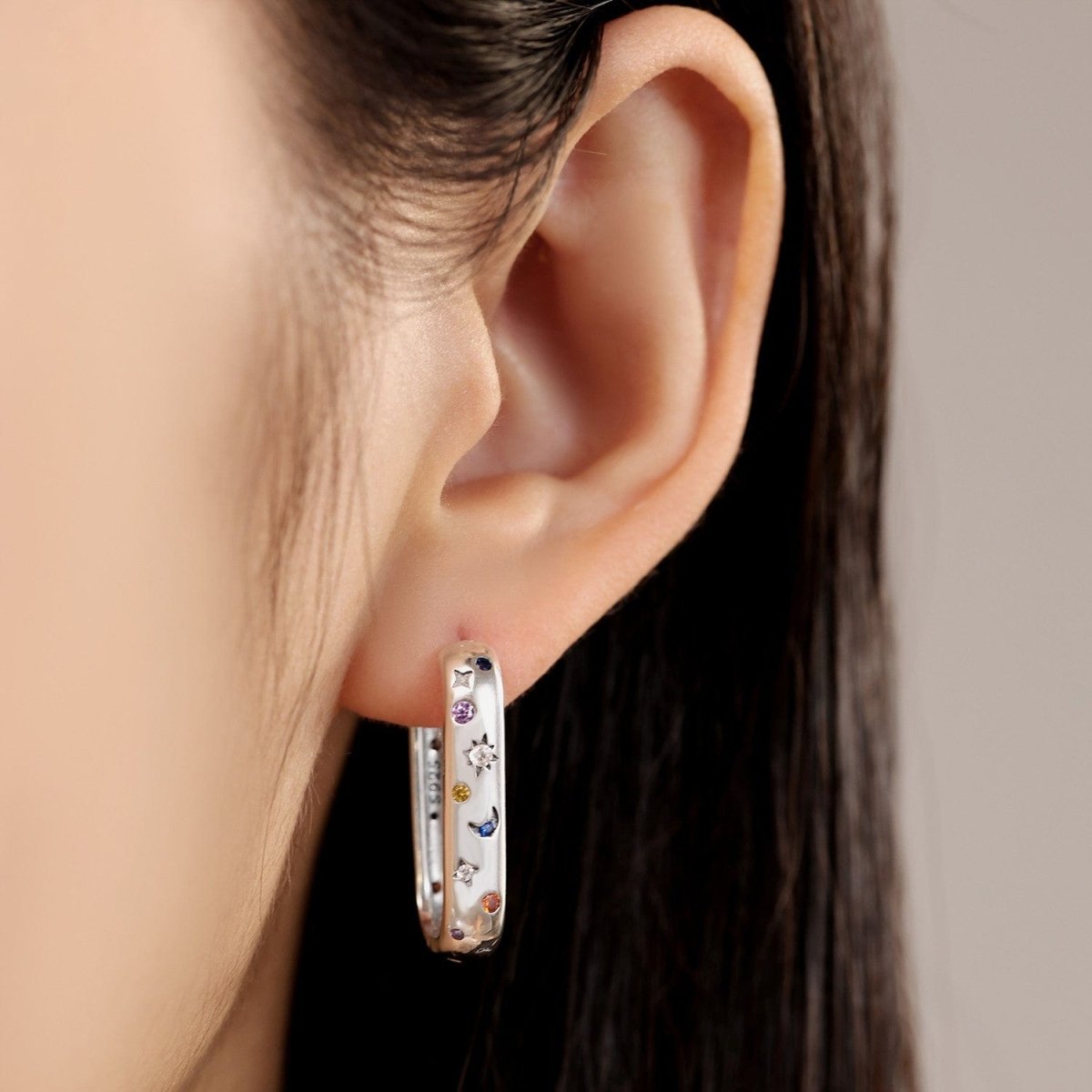 Amarante Jewelry Celestial Dreams Hoop Earrings