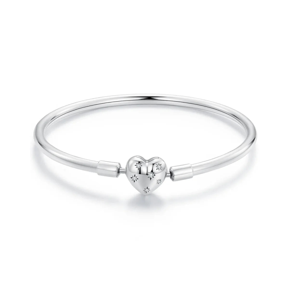 Amarante Jewelry Celestial Heart Starry Clasp Bangle
