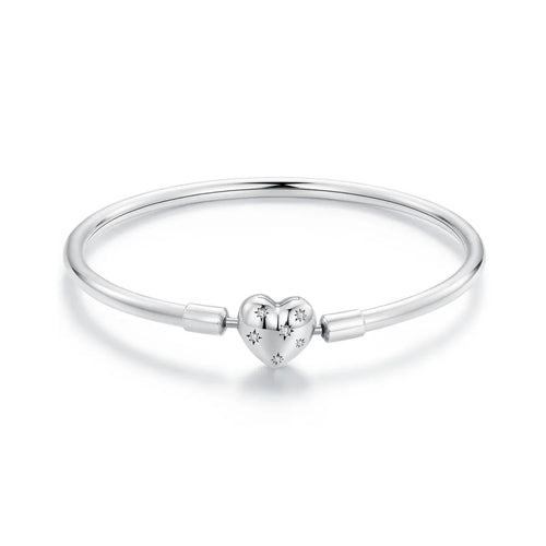 Amarante Jewelry Celestial Heart Starry Clasp Bangle