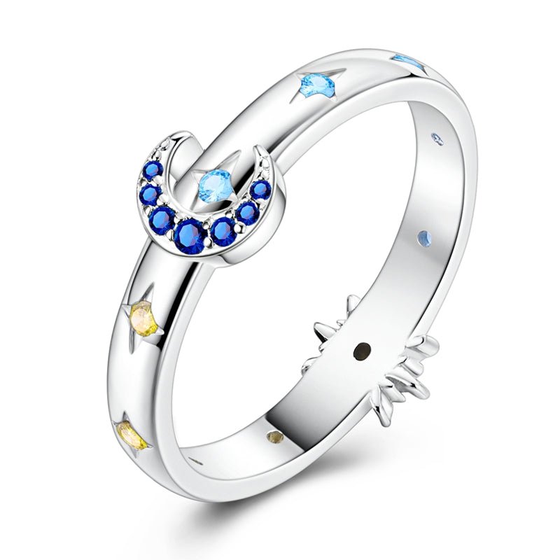 Amarante Jewelry Celestial Moon & Star Ring