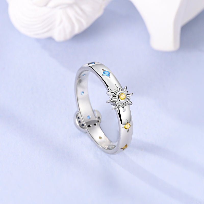 Amarante Jewelry Celestial Moon & Star Ring