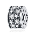Amarante Jewelry Celestial Starburst Clip Charm with Sparkling Crystals