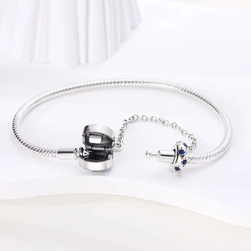 Amarante Jewelry Celestial Stars Bracelet with Safety Chain