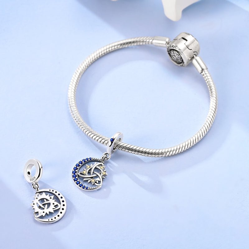 Amarante Jewelry Celtic Sun & Moon Harmony Dangle Charm