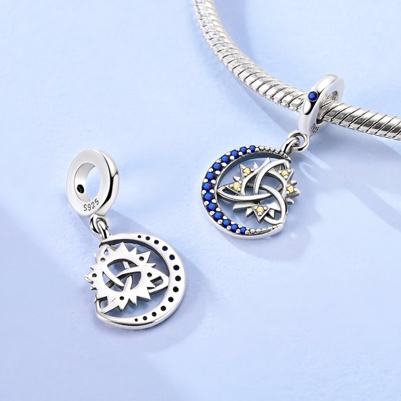 Amarante Jewelry Celtic Sun & Moon Harmony Dangle Charm