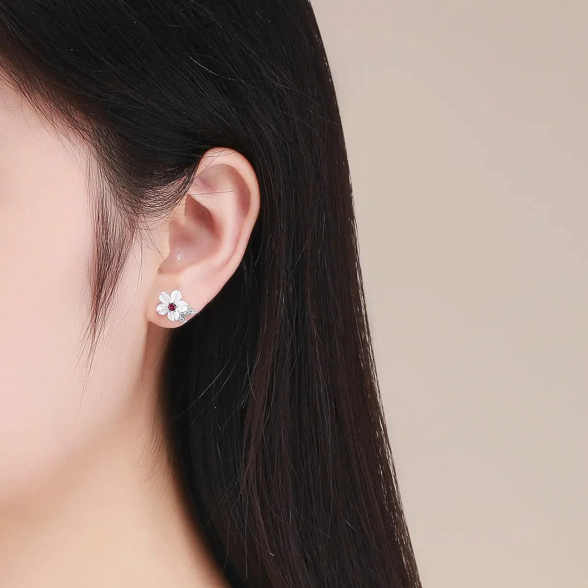 Amarante Jewelry Cherry Blossom Radiance Stud Earrings