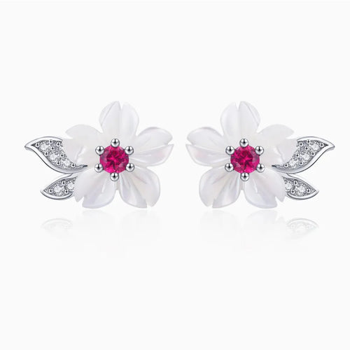 Amarante Jewelry Cherry Blossom Radiance Stud Earrings