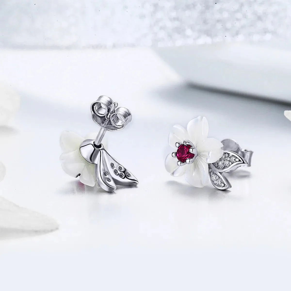 Amarante Jewelry Cherry Blossom Radiance Stud Earrings